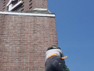 교회 지붕 방수 페인트 공사